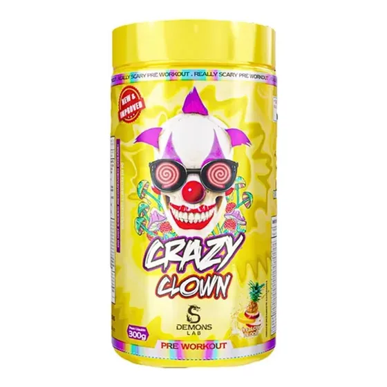 Suplemento em Pó Crazy Clown Yellow Blood 300g Demons Lab