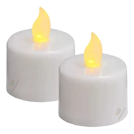 Velas Velitas Led Calida  C. Pila X 120 Mayor Decoración 