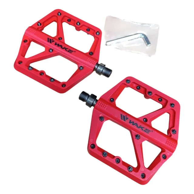 Pedales De Plataforma Wake Nylon C579 Para Bicicleta