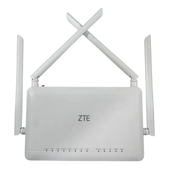 10pcs Modem Ont Zte F6600 Completa Dual Band Wifi 6 Usadas