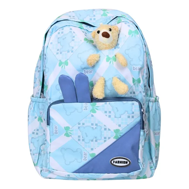 Mochila De Tela Espaciosa Con Diseños Ideal Escuela Paseo