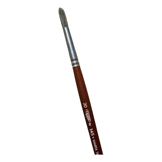 Pincel Tigre Liner 145 #20 Para Pintura Pelo De Marta Tropic