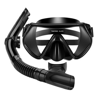 Óculos Mergulho Snorkel Lentes Uv Profissional Preto Óculos Mergulho Snorkel Lentes Uv Profissional Preto