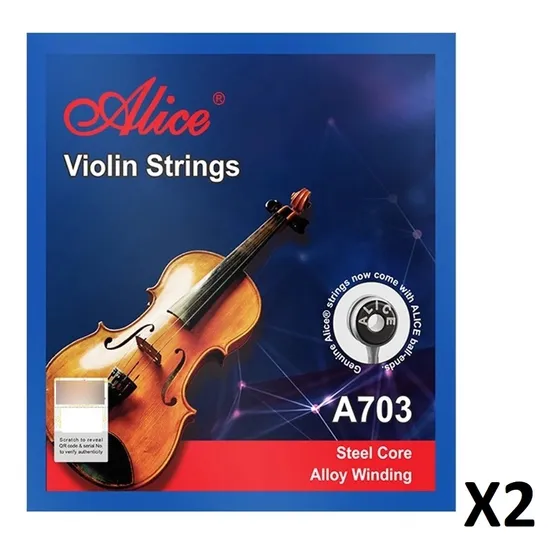 Cuerdas De Violin 4 Cuerdas Marca Alice A703