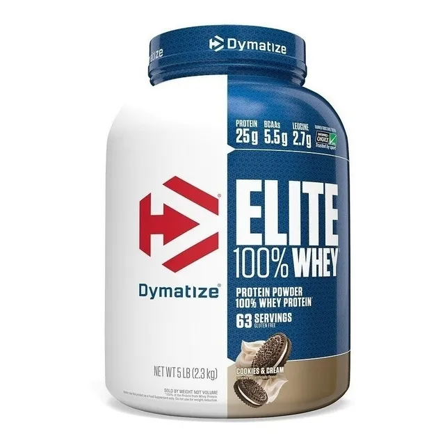 Suplemento en polvo Dymatize Elite Whey Protein Proteínas sabor cookies and cream x 2.3kg
