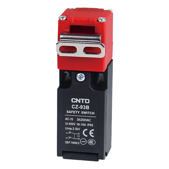 Interruptor De Seguridad Cz-93b Cntd Con Llave 1nc+1no 5pz 