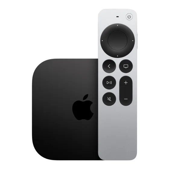 Apple TV 4K (Wi‑Fi + Ethernet) A2843 de voz 3.ª generación 2022 4K 128GB negro - Distribuidor Autorizado