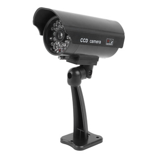 Cámara De Seguridad Falsa Falsa Simulada Con Luces Parpadean Cámara De Seguridad Falsa Falsa Simulada Con Luces Parpadean