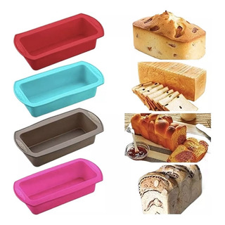 4 Moldes Rectangulares Pastel Desmontable Silicon Reposteria 4 Moldes Rectangulares Pastel Desmontable Silicon Reposteria