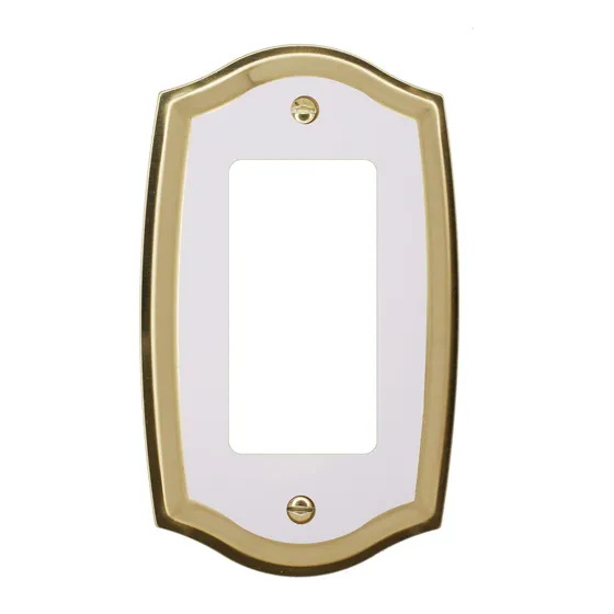 Placa Decorativa Regal Colonial Pared Cubierta Centro Blanco