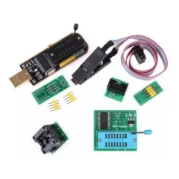 Kit Programador Usb Para Eeprom Ch341a Adaptadores 1.8 Soic8