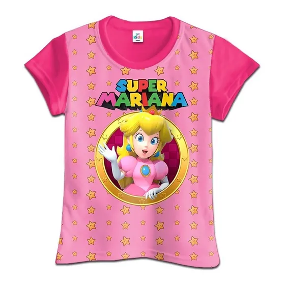 Franela Camisa Niño Niña Super Mario Bros En Poliester