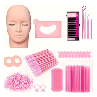 Kit Pestañas Mink 1x1 Profesional Para Aplicación Extensión Kit Pestañas Mink 1x1 Profesional Para Aplicación Extensión