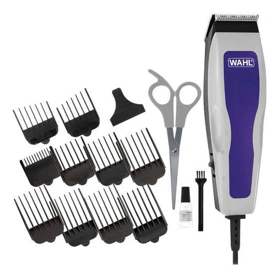 Cortapelo 15 Piezas Homecut Basic Wahl - 09314-2808 Color Blanco/Azul 110V/220V