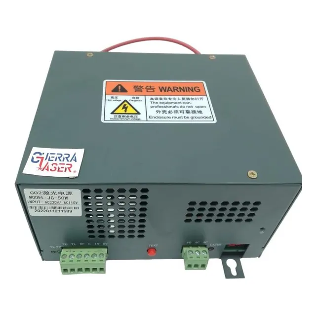 Fuente De Poder Guerra Laser Gris Dual Jg-50w 220-110v.