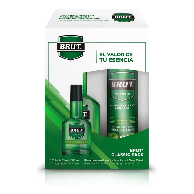 Colonia Brut Classic 100 Ml + Aerosol Brut