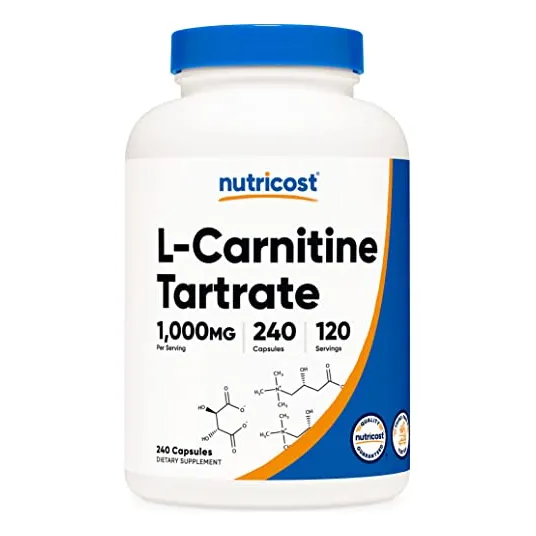 Suplemento Nutricost De Tartrato De L-carnitina 1000 Mg 240