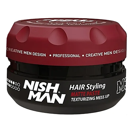 Cera Para Peinar M3 Texturizador En Pasta Mate Nishman 100ml