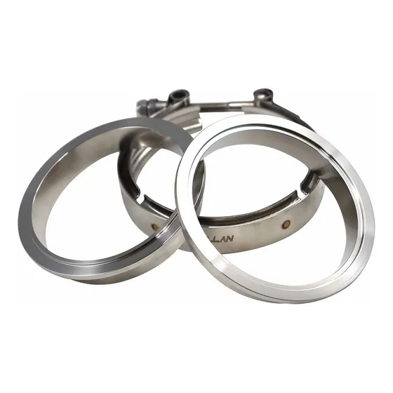 Kit Abraçadeira V-band Com Flanges Inox 3 1/2  - Cód.9406