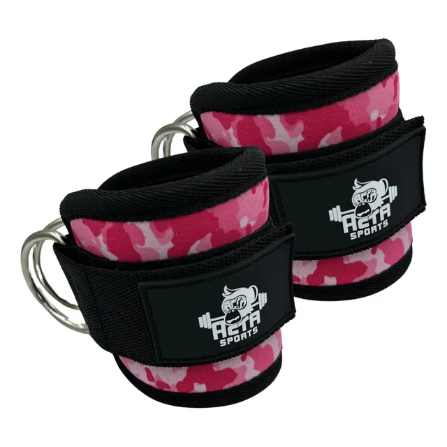 Tobilleras Para Maquina Gimnasio Gym Polea Gluteos Hombro