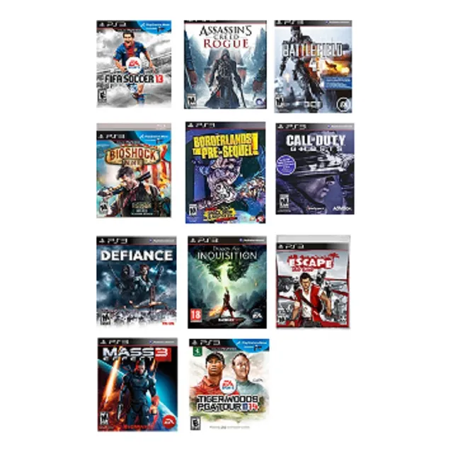 Lote-combo 4 Juegos De Ps3 - Fifa 13 + 3 Juegos Adicionales