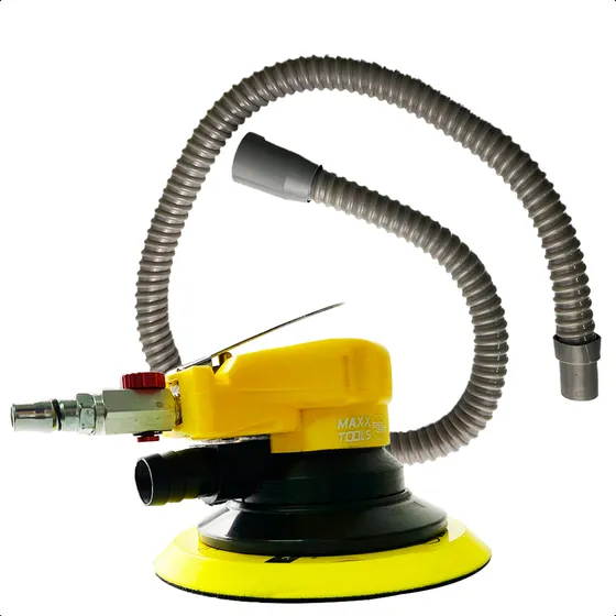Lixadeira Pneumática Orbital Hookit Roquite 6 C/ Aspiração