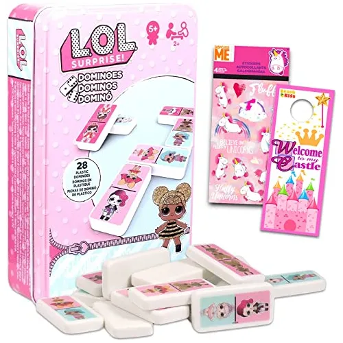 L O L Lol Dominoes Juego De Lata Para Niños, Niños Jmv3w