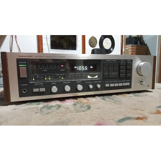 Realistc Stereo Digital Receiver Sta-2270 Zerado Rarissimo