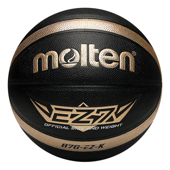 Balón Negro Molten Piel Sintética Alta Calidad Basquetbol Color Tamaño 7