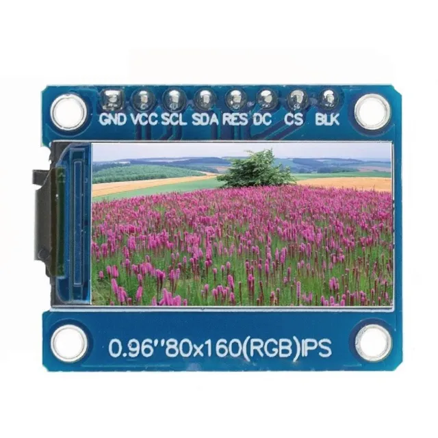 Pantalla Tft 0,96 Lcd St7735 Color Hd Rgb Arduino