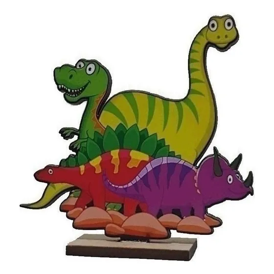 Centro De Mesa Economico X10u Dinosaurios 