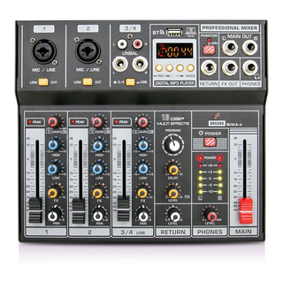 Mesa De Som Interface Arcano Minia-4 Bluetooth Phantom Power Mesa De Som Interface Arcano Minia-4 Bluetooth Phantom Power