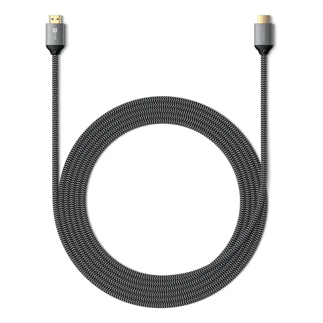 Cable Satechi Hdmi 2.1 8k Ultra Hd De 2 Metros Color Negro