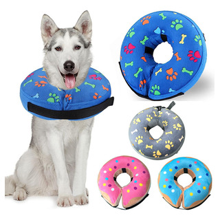 Xq Collar Inflable En Forma De Cono For Perros, Ajustable, Xq Collar Inflable En Forma De Cono For Perros, Ajustable,