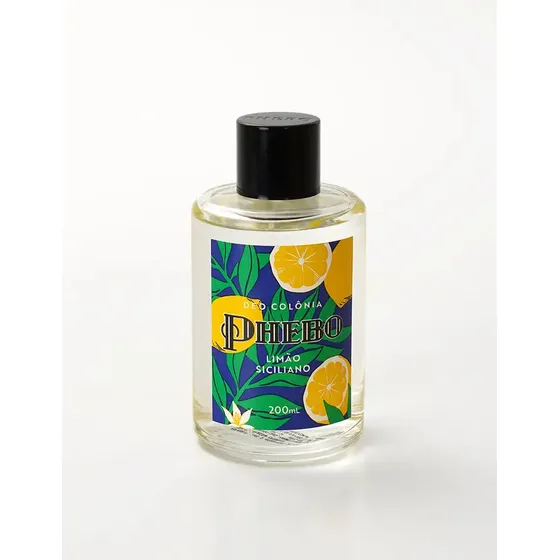 Deo Colônia Phebo Limão Siciliano 200ml Perfume Citríco