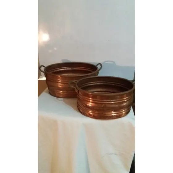 Materos De Bronce. Usados Como Decoración.