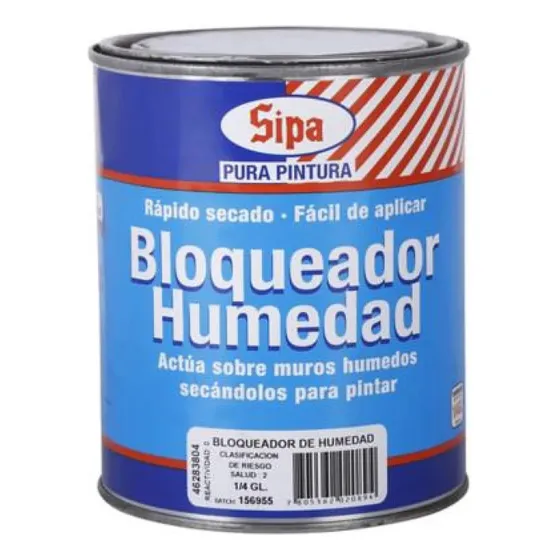 Bloqueador De Humedad 1/4 Galon Sipa