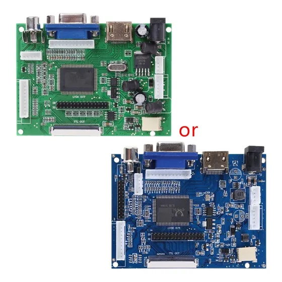 Placa De Driver Lcd Vga Vga De 7 Polegadas Vga De 50 Pinos V