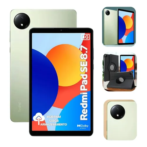 Tablet Xiaomi Redmi Pad Se 11 128gb 6gb Ram Cor Verde | MercadoLivre