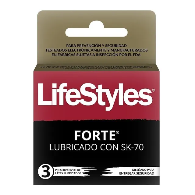 Preservativo Forte Lyfe Styles 3 Unidades