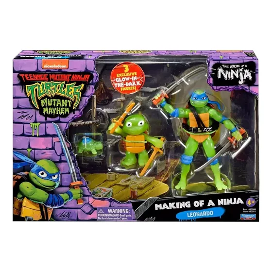 Tortugas Ninja Mutantes Fotoluminiscente Leonardo Playmates