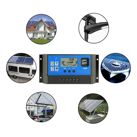 Powmr 30a Pwm Controlador De Carga Solar 12/24v Dual Usb