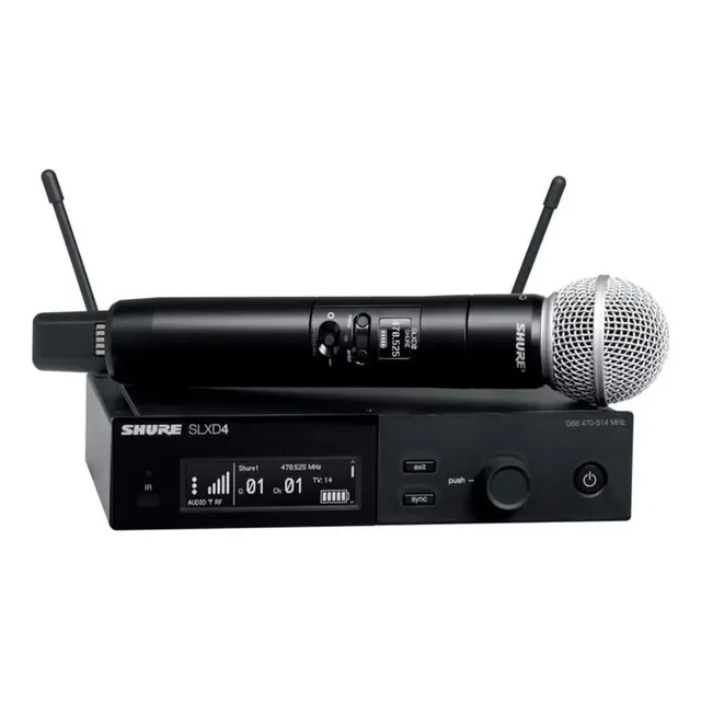 Shure Slxd24/sm58-g58 Sistema Inalambrico Digital Mic D Mano