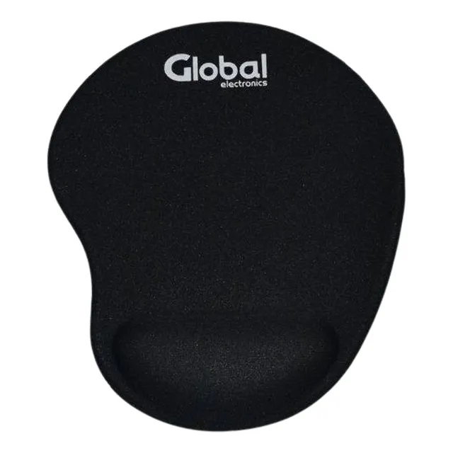 Mouse Pad Apoya Muñeca Negro Previene Dolores Tela Y Espuma Diseño Impreso No Aplica