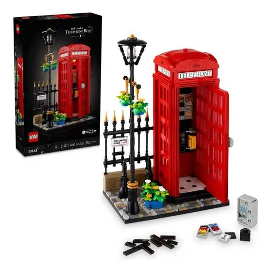 Set Construccion Lego Cabina Telefonica Londres Decorativo