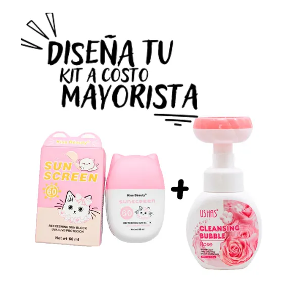 Espuma Facial Desmaquillante Limpiadora Flor Ushas