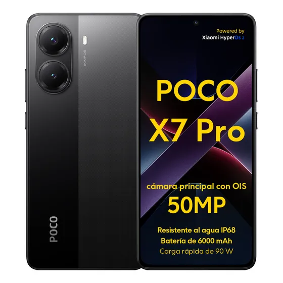 Celular Xiaomi Poco X7 Pro 5g Dual Sim 256gb Negro 8ram 50mpx