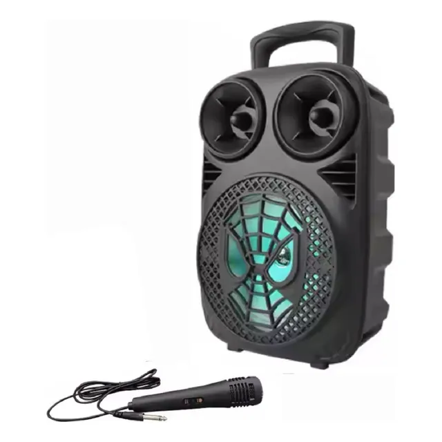 Parlante Bluetooth Portatil Bocina Led Fm Aux Usb Microfono