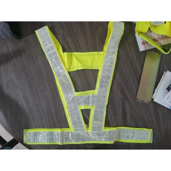 Chaleco Vial Tipo Reflectivo Ajustable (usadito)