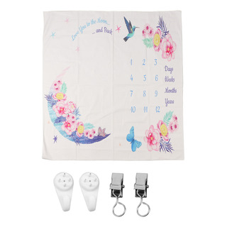 Manta Baby Monthly Milestone Con Flores De Aproximadamente 3 Manta Baby Monthly Milestone Con Flores De Aproximadamente 3